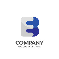 creative initial letter e and b vector Symbol Graphic Logo Design Template