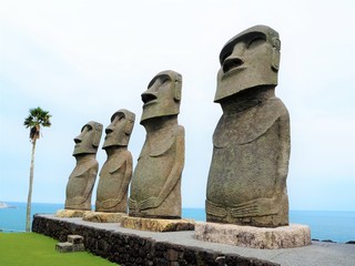moai statue in Japan