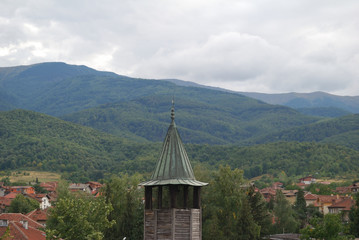 Fototapeta na wymiar View of Berkovitsa citi, Bulgaria