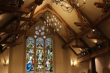 Obraz premium 教会のステンドグラス