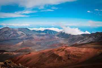 Views at the summit of Haleakala National Park