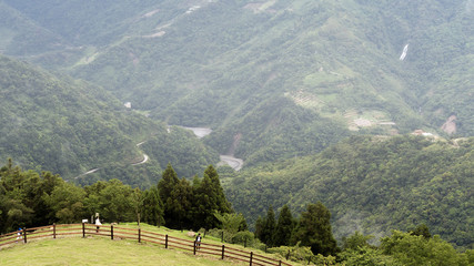 Located in a mountainous region, CingJing is a popular tourist destination in Taiwan. Rolling hills, lush green grass field, mountain valley, mild climate and fresh air, made this a famous attraction.