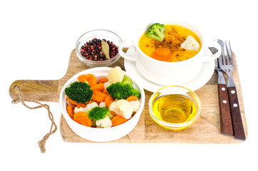 Vegetable dishes for vegetarian menu
