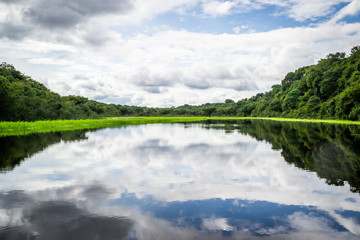 Fototapeta na wymiar Cities of Brazil - Novo Airao, Amazonas - Anavilhanas National Park
