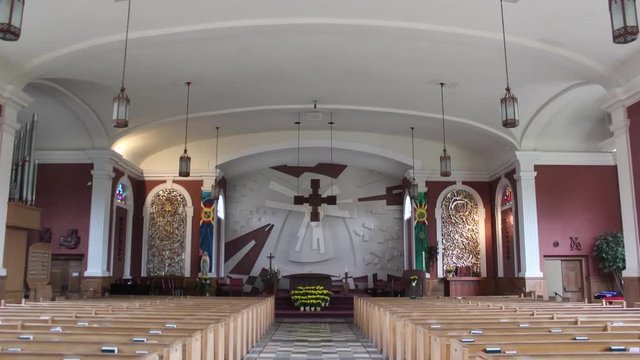 St. Francis Xavier Chapel Interior, Antigonish, Nova Scotia