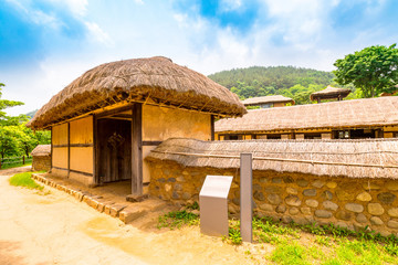Naklejka na ściany i meble Historic House in Gwangjeong-ri, Cheongju