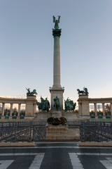Fototapeta na wymiar Heroes' Square Budapest