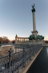 Fototapeta na wymiar Heroes' Square Budapest