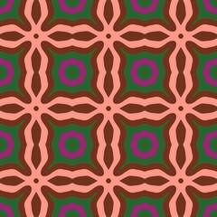 Seamless background pattern with a variety of multicolored lines.