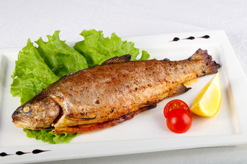 Grilled trout