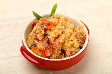 Couscous with meat