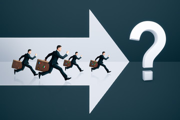 Teamwork and ask concept