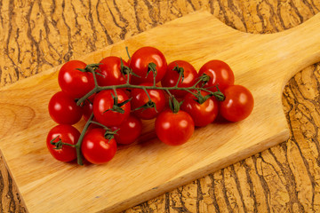 Ripe tomato branch