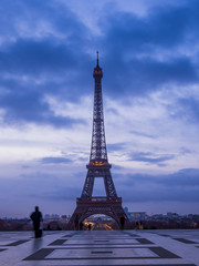 The Eiffel tower in Paris