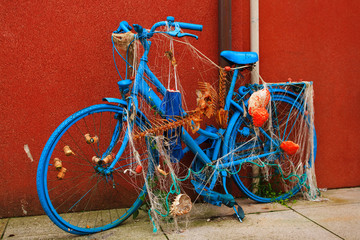 Blue bicycle