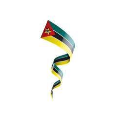 Mozambique flag, vector illustration on a white background