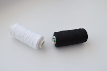 Fototapeta na wymiar Set of sewing threads