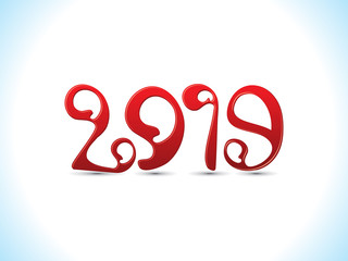 abstract artistic creative red funny new year text