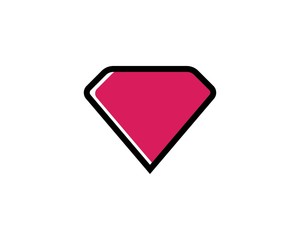 Diamond logo illustration vector icon