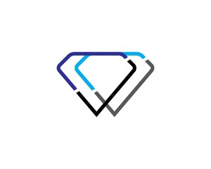 Diamond logo illustration vector icon