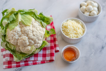 home made cauliflower pizza