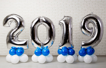 balloons figures. 2019.year