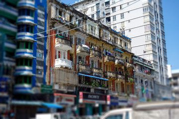 Fototapeta premium ミャンマー 都市景観