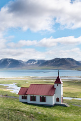 Thingeyri  (Þingeyri) is a settlement in the municipality of Ísafjarðarbær, Iceland. It is located on the coast of the fjord Dýrafjörður