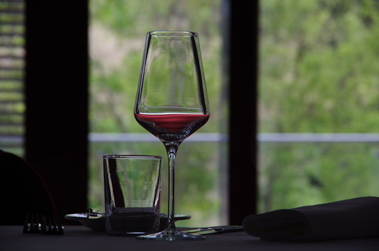 einsames glas