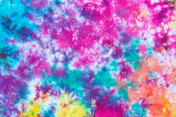 Fototapeta na wymiar colorful tie dye pattern abstract background