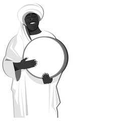 man singing from nubia egypt