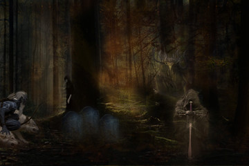 forest - balck shadow © MJGdesign