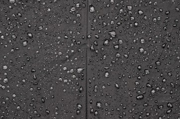 raindrops on fabrics