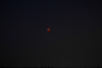 Totale Mondfinsternis mit Mars