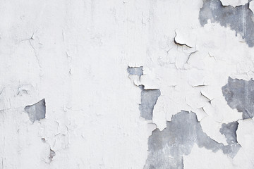 close up of grunge peeling concrete wall