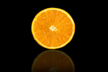 Orange Sliced on isolated background 