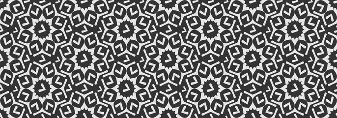 Abstract card. Minimal geometric line pattern background. Black texture. Mosaic texture.  Digital design. Vector image