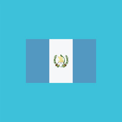 Guatemala flag icon in flat design