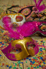 Silvester Karneval Fasching Maske