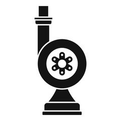 Irrigation turbine icon. Simple illustration of irrigation turbine vector icon for web design isolated on white background