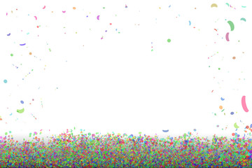 Streamers and confetti.