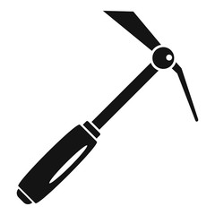 Hand shovel dig icon. Simple illustration of hand shovel dig vector icon for web design isolated on white background