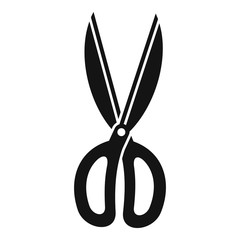 Garden scissors icon. Simple illustration of garden scissors vector icon for web design isolated on white background