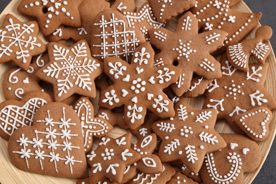 Gingerbread cookies.