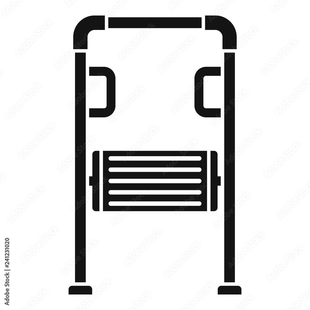 Poster amusement kid tool icon. simple illustration of amusement kid tool vector icon for web design isolat