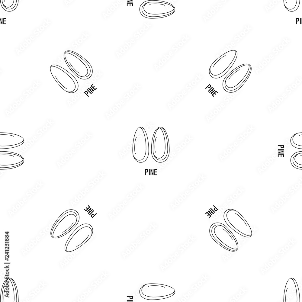 Poster pine icon. outline illustration of pine vector icon for web design isolated on white background