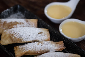 Deep fried spring rolls