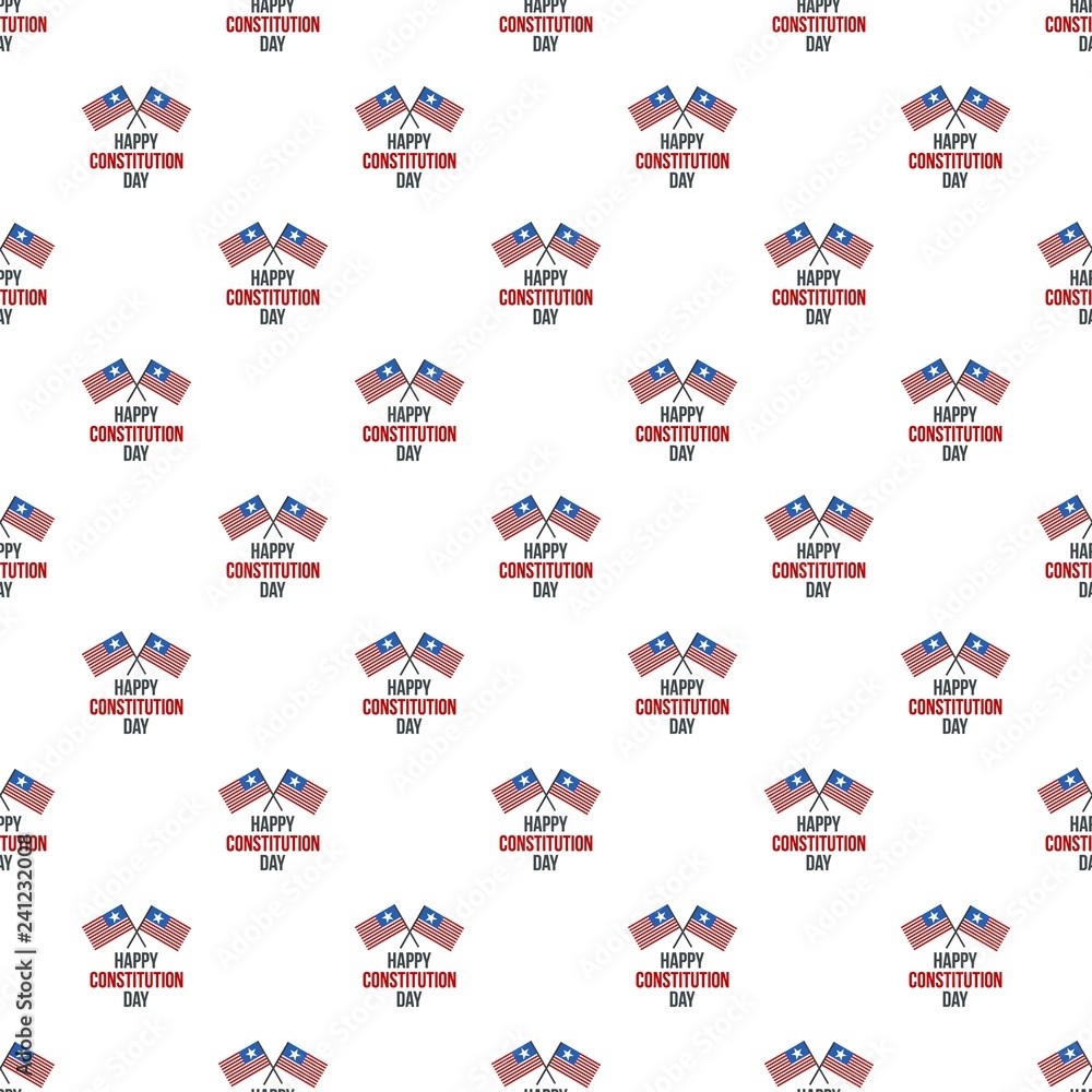 Poster american flag constitution day pattern seamless vector repeat for any web design