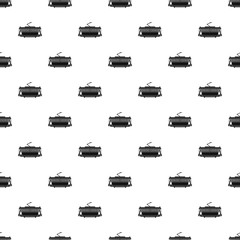 Tram pattern vector seamless repeating for any web design