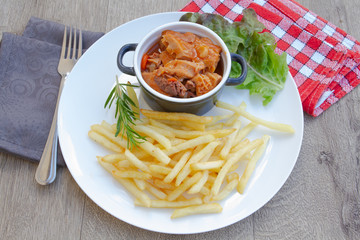 tripes et frites